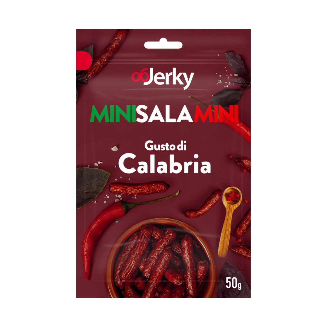 Pikantne  MINISALAMINI Calabria (wieprzowina/wołowina), 50 gr.